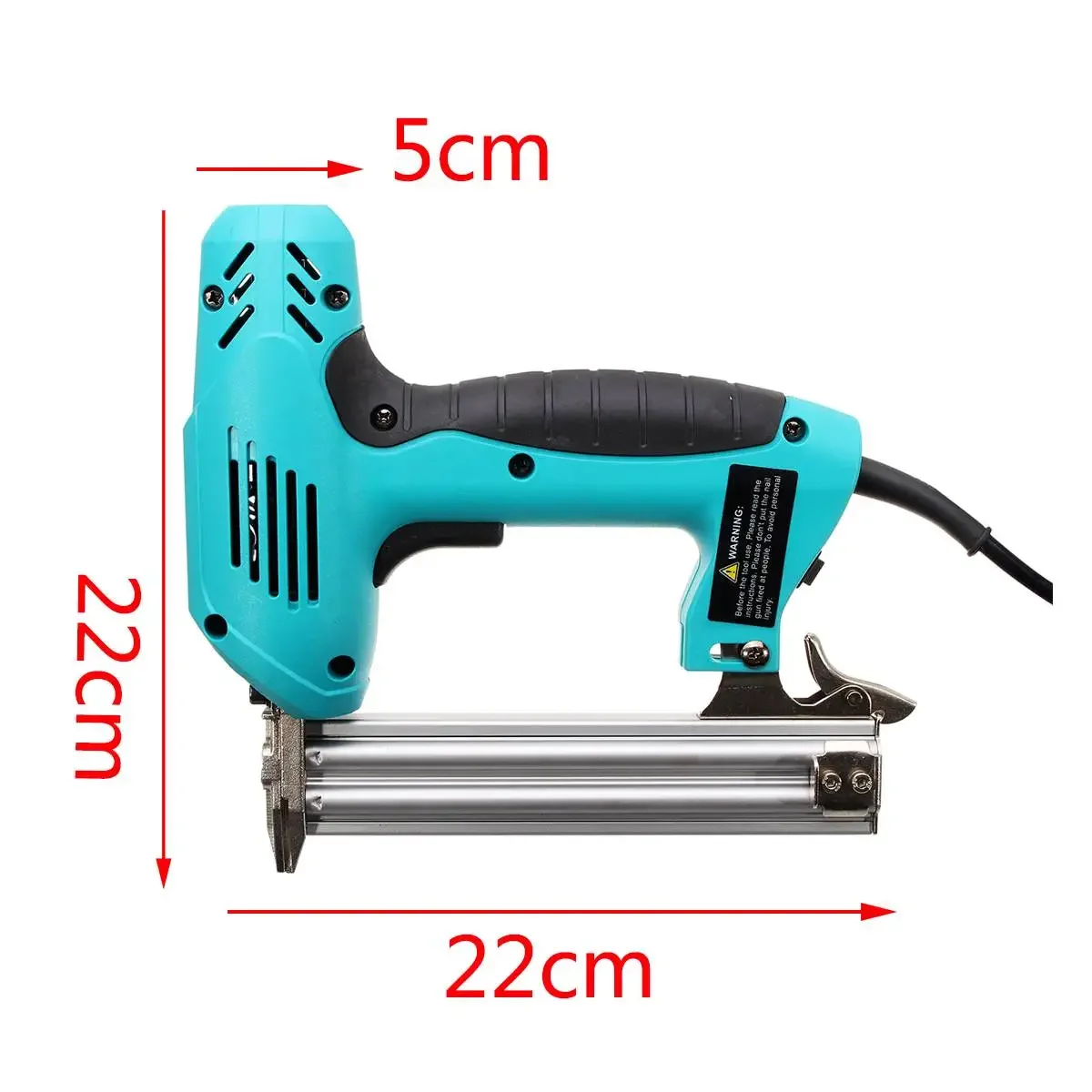 220V 2000W  Electric Straight Nail Gun 10-30mm High Power Heavy-Duty Woodworking Tool Electrical Staple Nail