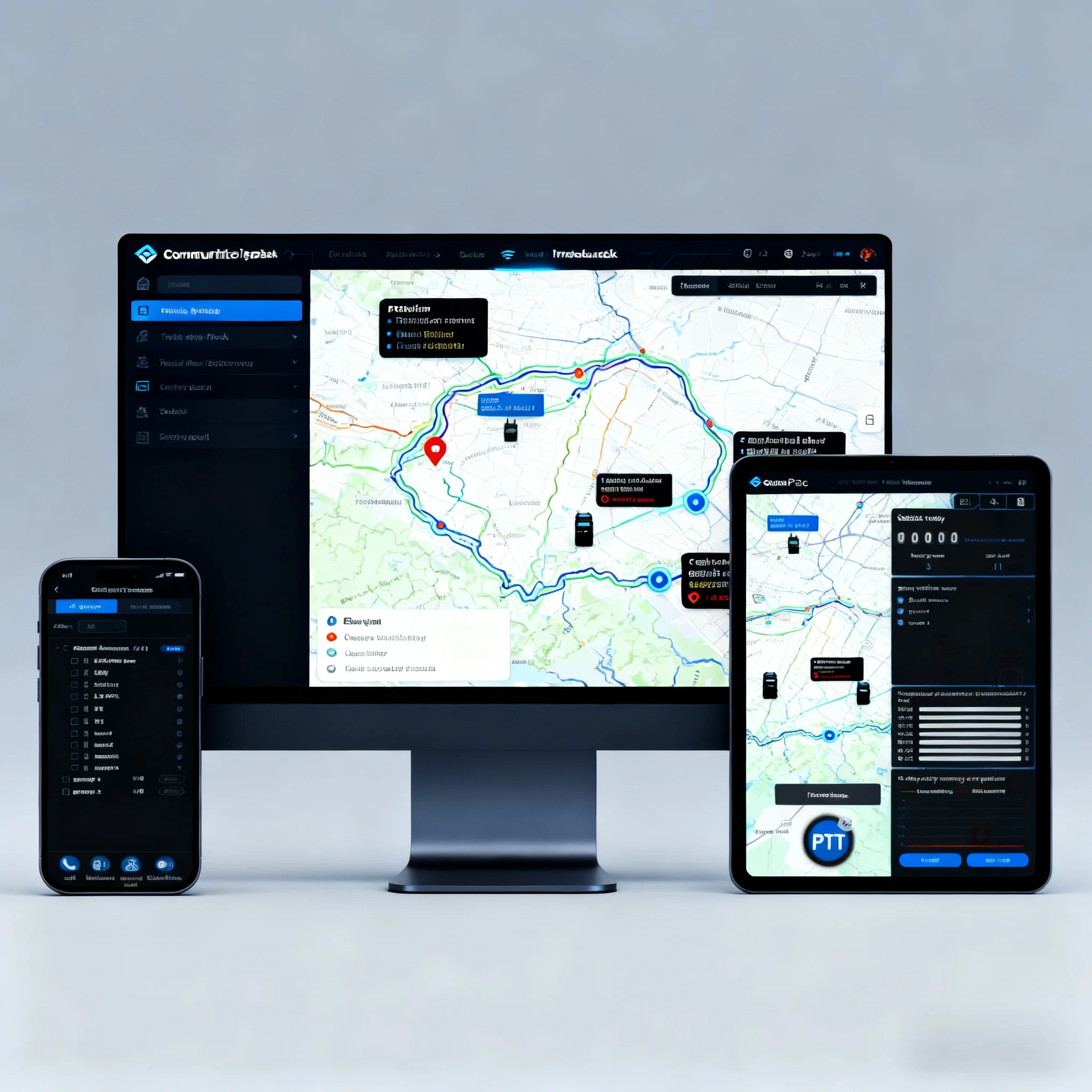 Walkie Talkie Jarak Jauh 50000Km Radio Global 4G 199 Saluran Kompatibel Seluruh Dunia Untuk Global Ptt Poc