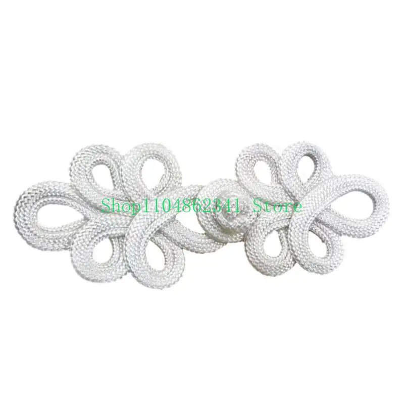 

5asd Butterfly Chinese Traditional Button Sewing Crafted Buttons Sew On for DIY Handcraft Cheongsam Embellishment
