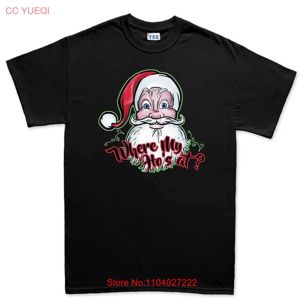 My Hos Santa Clause Xmas Christmas Rudolph Mens T shirt Tee Top T-shirt