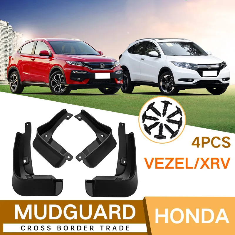 

OE Molded Mud Flaps Mudguards Mud Flaps for Honda HR-V Vezel HRV HR V 2014~2019 Splash Guards Mud Flaps Car fenders Accessories