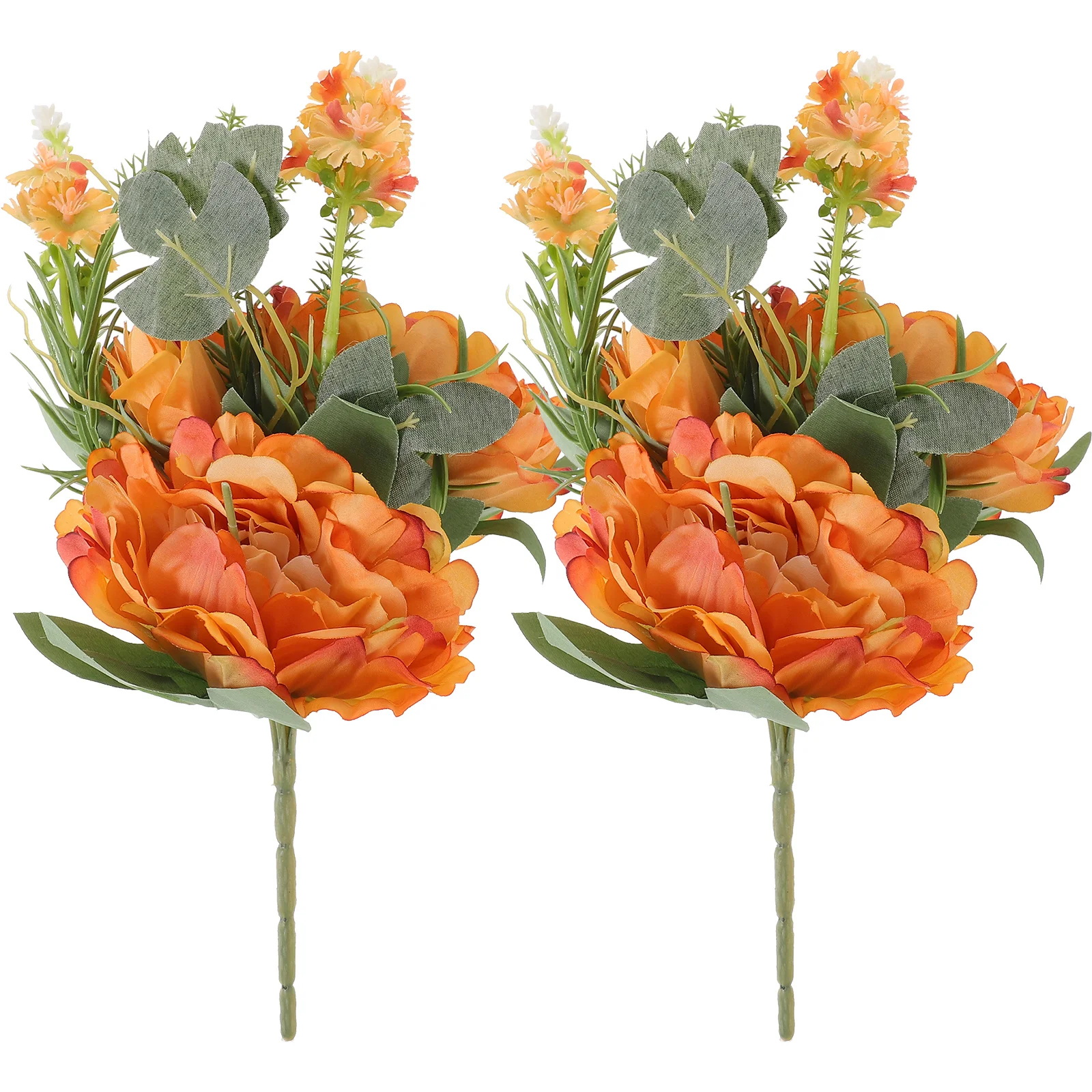 

2pcs Simulation Artificial Flowers Simulation Flower For Home Wedding Party Decor Living Room Indoor Scene Bouquet Adorns
