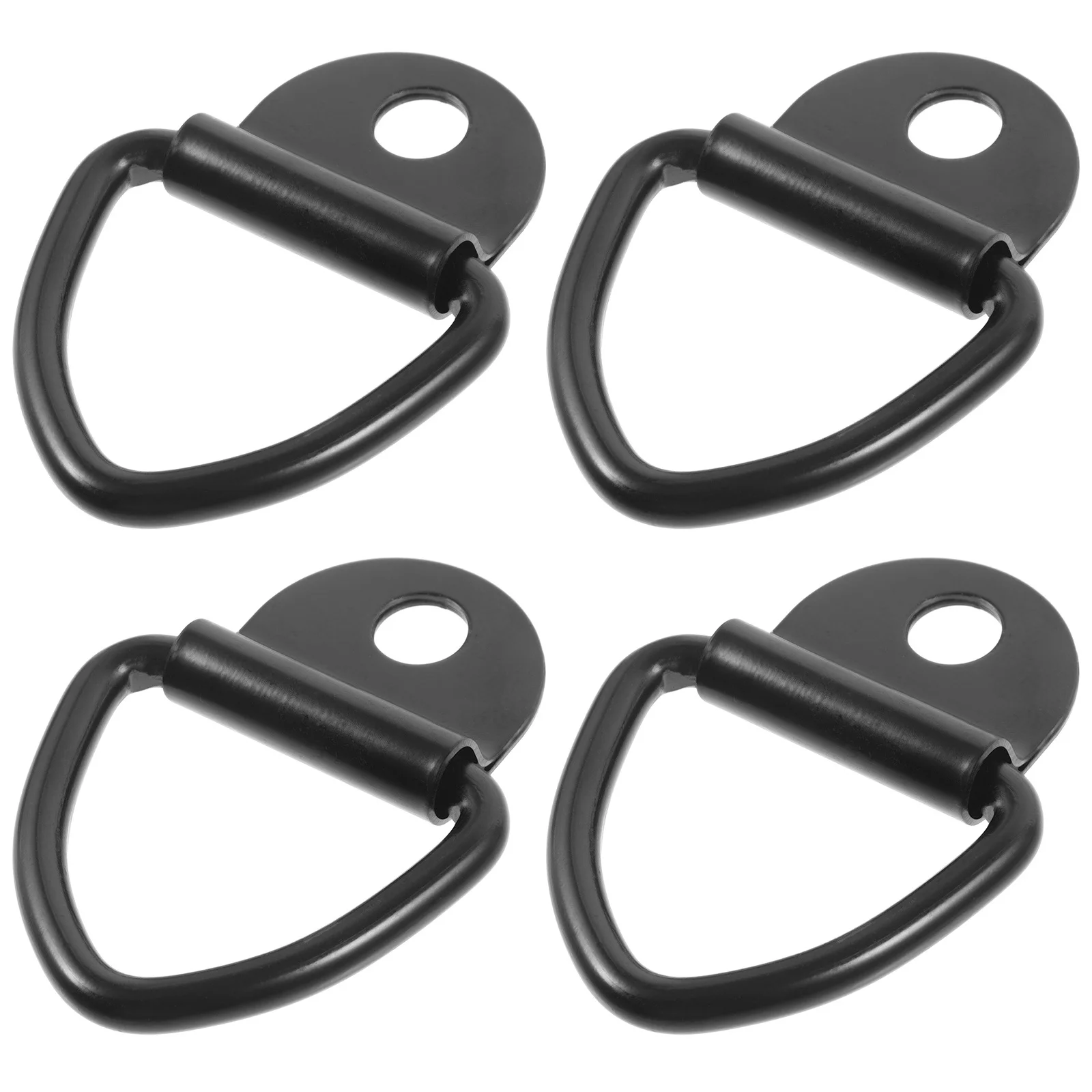 

4Pcs Heavy Duty Carbon Steel Tow Hook for Car Cargo Towing Ring Fixation Automotive Trailer Suv Boat Flatbed Pickup Truck
