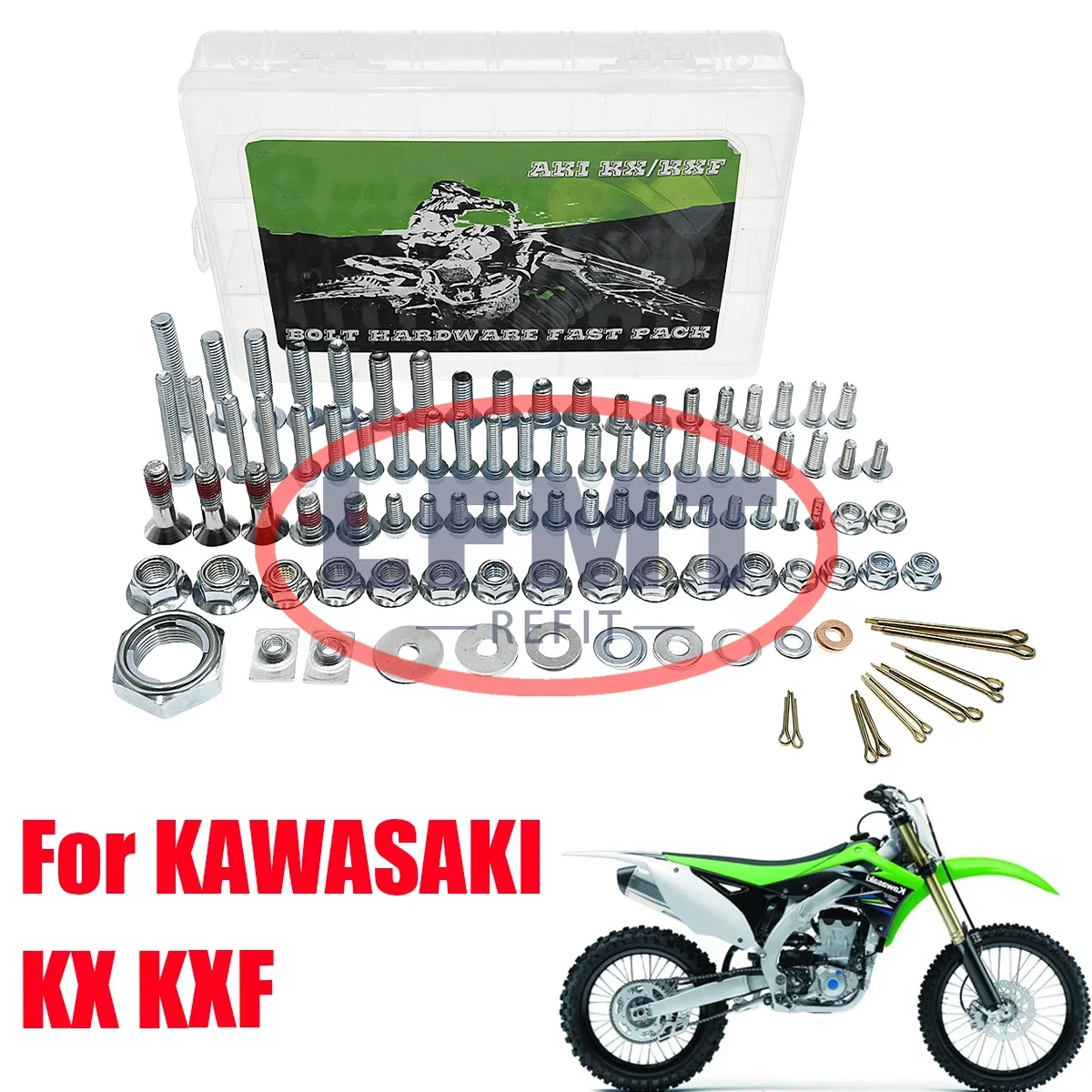 

Motocross screw Hardware Bolt Full Plastics Fastener Kit For KAWASAKI KX80 85 KX100 KX125 KX250 KTM XC SX SXF EXC EXCW EXCF XCW