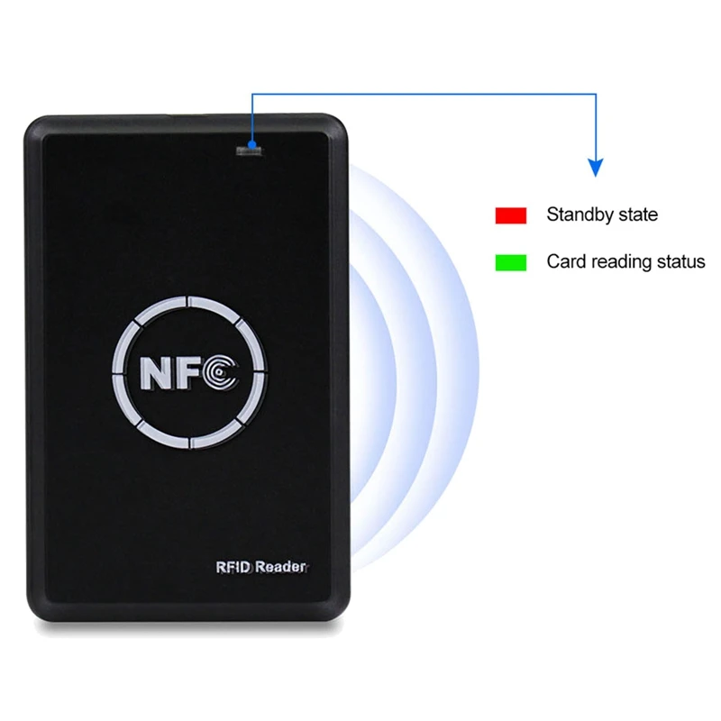 RFID Reader Writer Duplicator, NFC Reader, สมาร์ทการ์ดโปรแกรมเมอร์, Access Card Decoder, เขียนได้ T5577 UID Fobs การ์ด