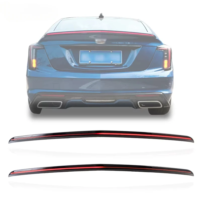 Factory Full LED Taillights Assembly 2019-2020 New With Sequential Turn Signal Tail lights For CADILLAC CT5 Spoiler Light