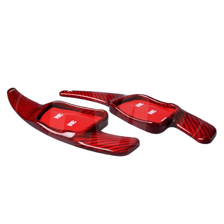 

RED CARBON FIBER SHIFT PADDLES for 2016-2018 AUDI Q7
