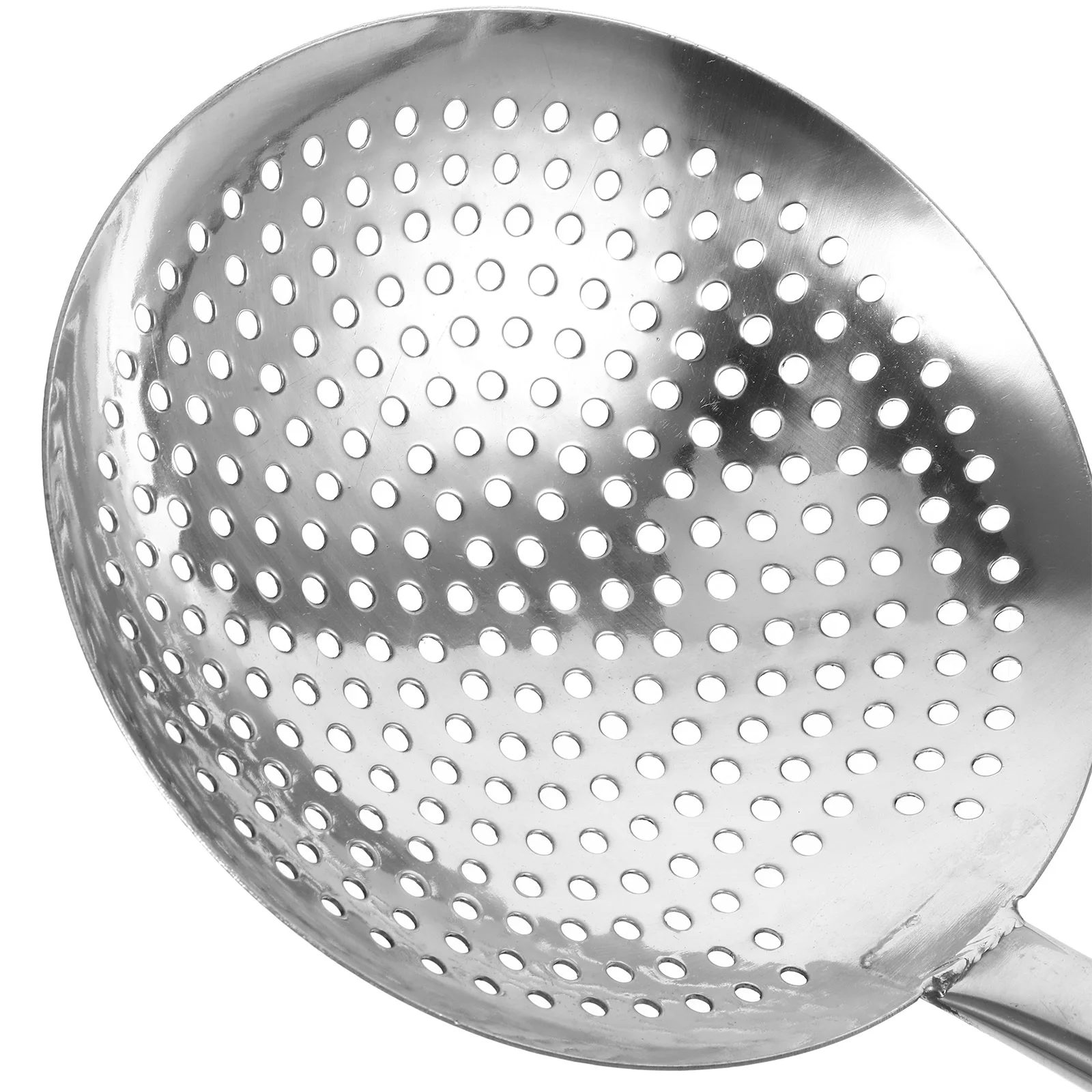 

1pc Magnetic Strainer Spoon Stainless Steel Slotted Colander For Noodles Pasta Large Capacity Kitchen Tool Metal Filter Scoop