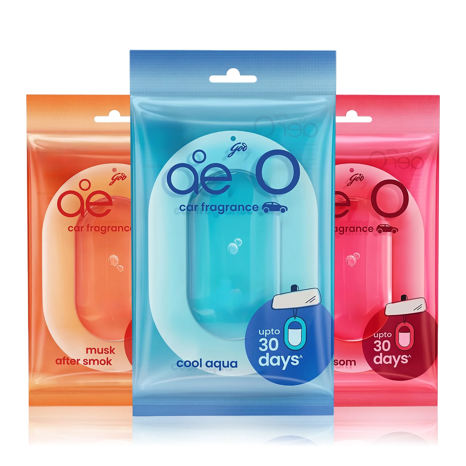 Car Fragrance Air Freshener, Essential Oil Pendant, Breathable Film Aromatherapy, Hanging Portable Long-Lasting Fragrance