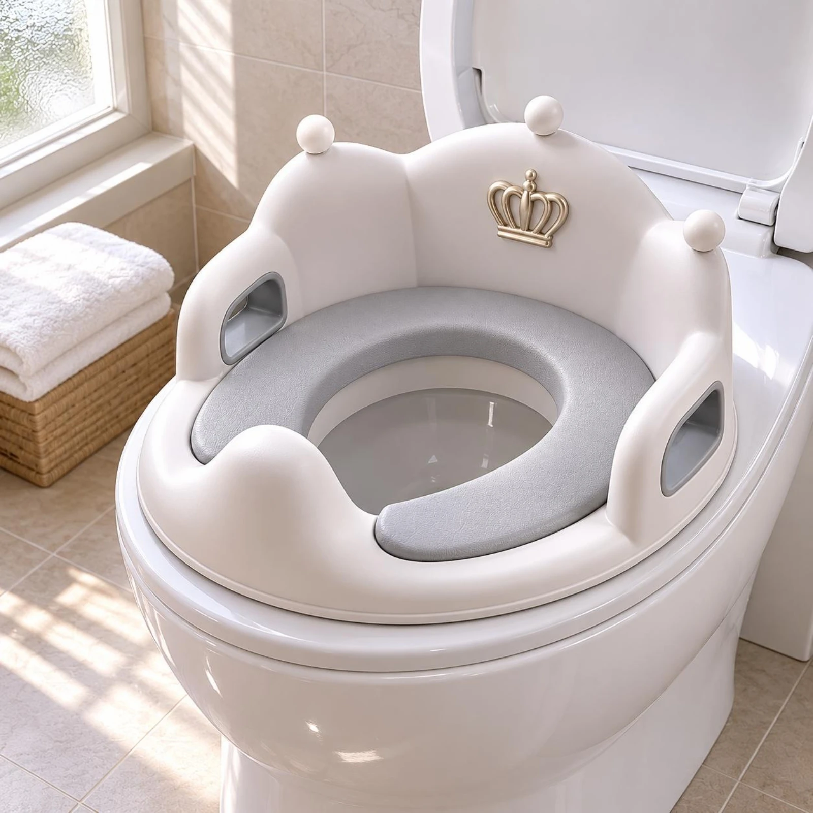 potty-training-toilet-seat-handholds-children's-toilet-seat-child-bathroom-item-molded-shell-raised