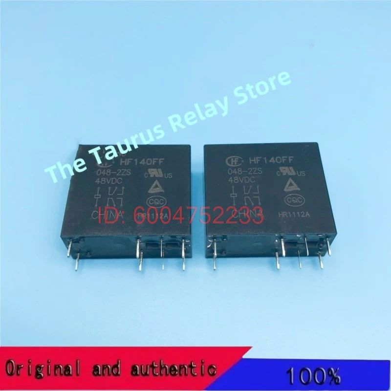 HF140FF-048-2ZS 48VDC Two group conversion 8-pin 10A250VAC Hongfa relay JZX-140F