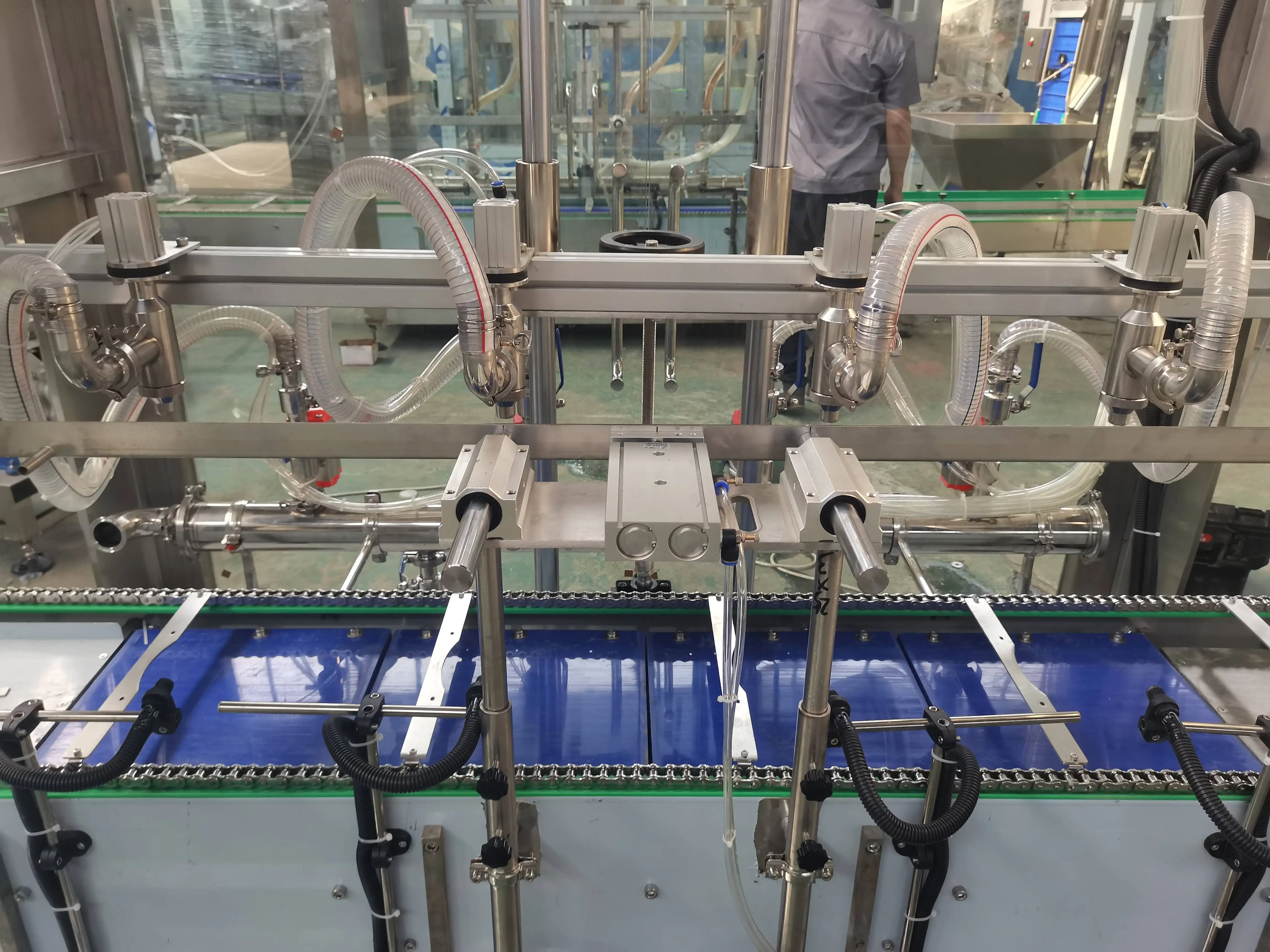 معجون زيت التشحيم الأوتوماتيكي جيري يمكن طبل تنظيف زجاجة زيت سائل آلات تعبئة السوائل 5000 مل