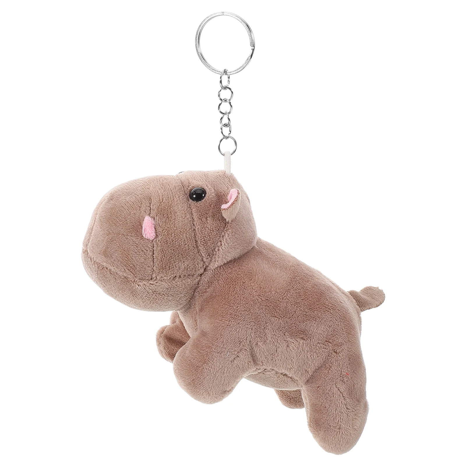 Брелок «Бегемот», мини-реалистичный дизайн, удобный брелок для ключей для сумок, кошельков, рюкзаков, молний, декоративный, новинка, подарок