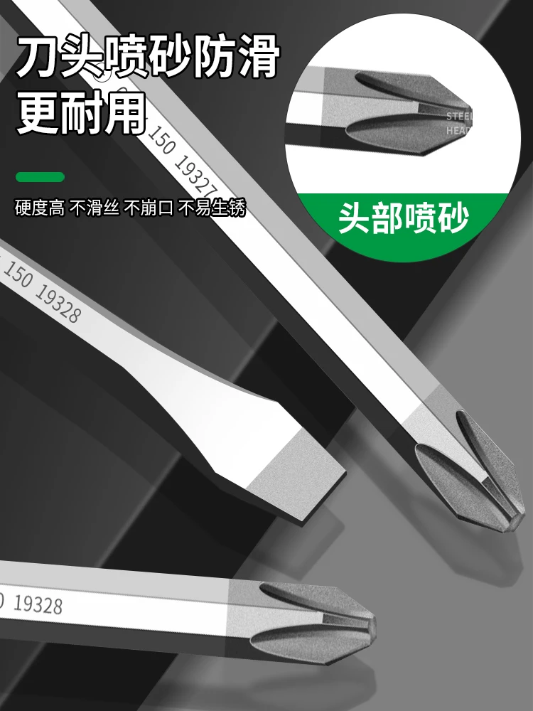 Сильная магнитная отвертка для пирсинга, набор жирных крестовых отверток, удлиненная плоская отвертка с цветком сливы