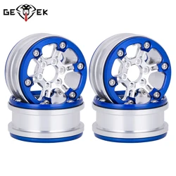 Lightweight 7075 Aluminum Beadlock Wheels Rim Hub for 1/10 RC Crawler Axial SCX10 TRX4 CAPRA TRX6 Upgrade Parts