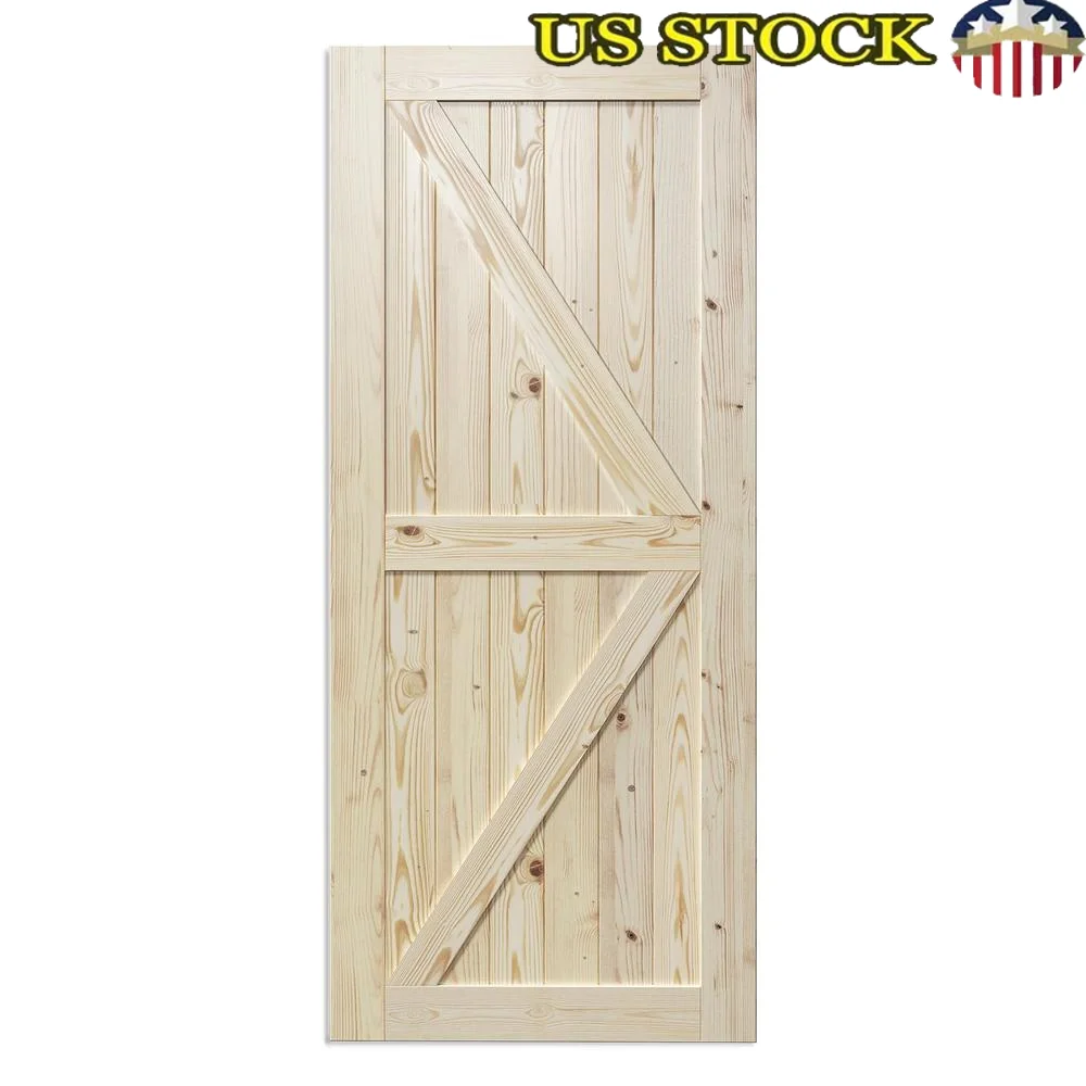 Wood Slab Barn Door 36