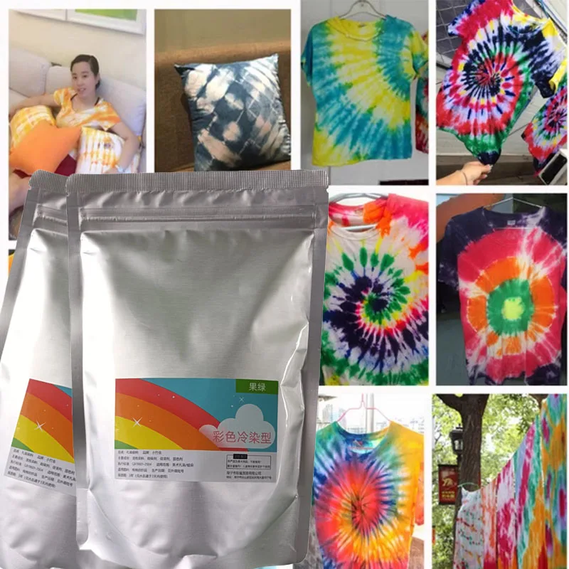 

500 г специальный краситель для тай-дайвинга, холодная вода, не кипящаяся, ручная краска для одежды своими руками, порошок, пигмент