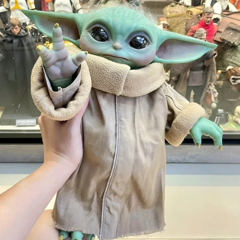 

In Stock Hot Toys Ht 1/1 Star Wars Mandalorian Little Yoda Baby LMS015 Collected Action Figure Boys Birthday Model Toy Gifts