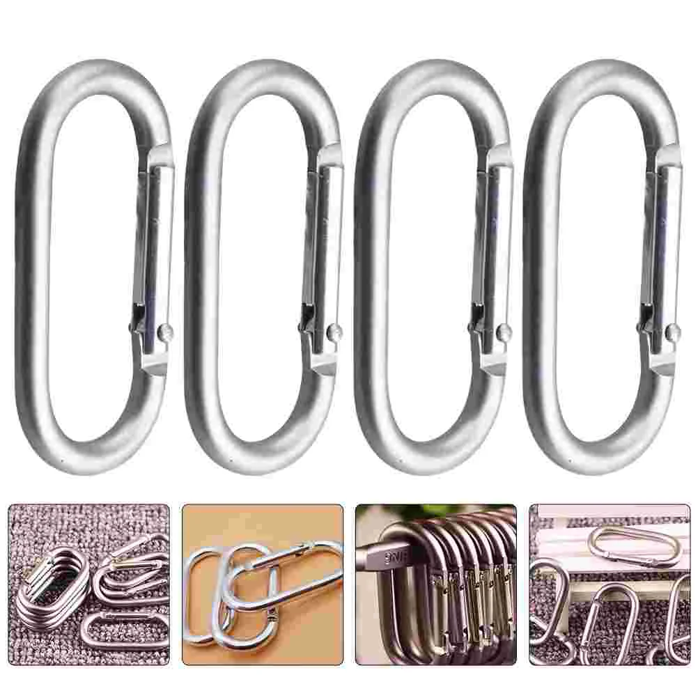 

15 Pcs Velvet Outdoor Kettle Hook Portable Metal Bag Buckles Mini Para Aluminum Alloy Travel