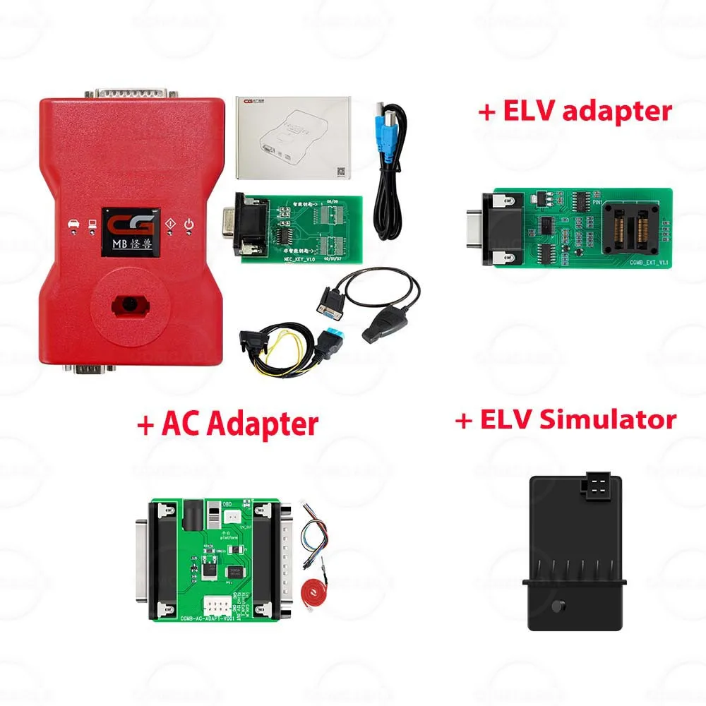 CGDI MB Prog For Benz Program  Mercedes Key Programmer All  Lost With ELV Pltform Adapter  Simulator Full Version