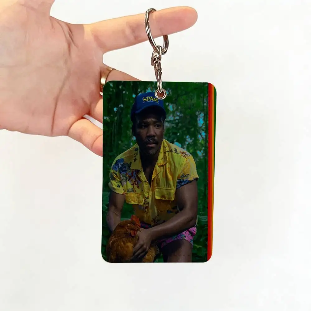 مغني الراب C-Childish Gambino Bando Stone Card Clip واقية الأكمام البنك حافلة بطاقة الائتمان كم واقية بطاقة الهوية