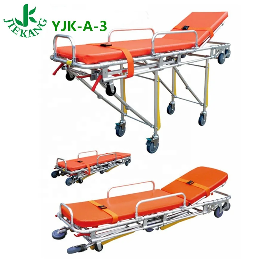 China Wholesale Foldable Professional Medical Rescue Aluminum Alloy Emergency Ambulance Stretchers