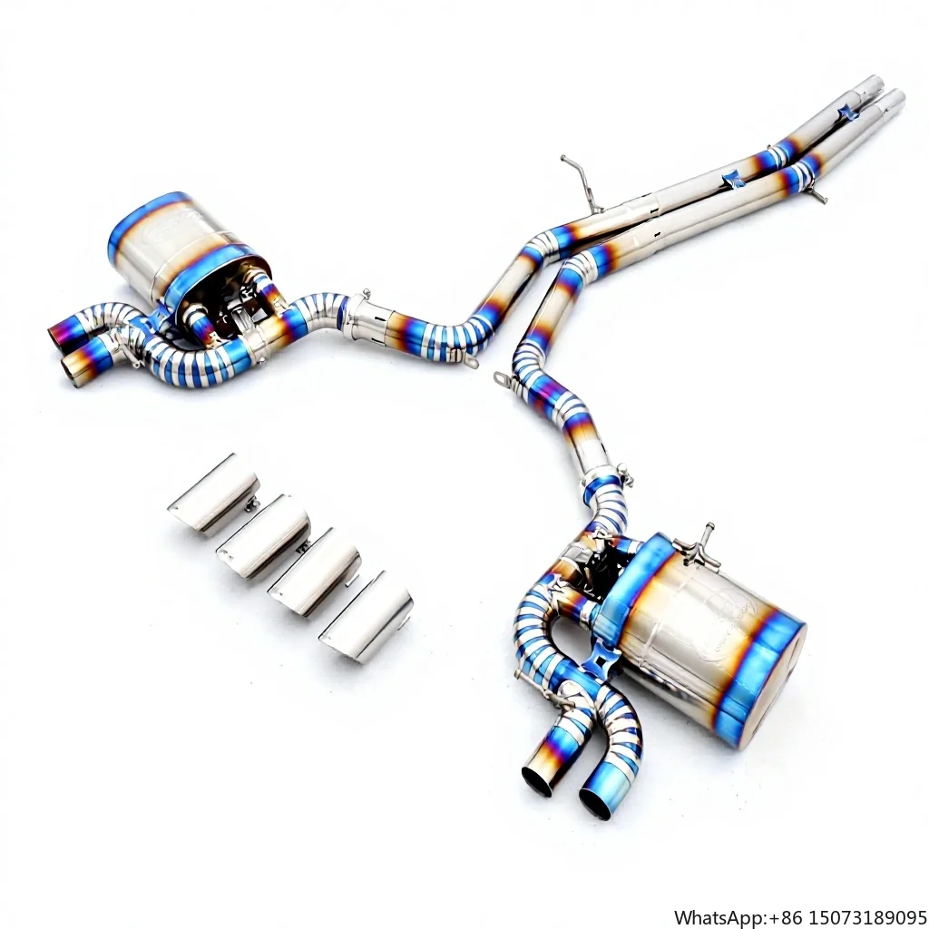 Catback Exhaust Pipes for S5 B9 3.0T Titanium Exhaust Pipe Muffler Escape System Supports Customization