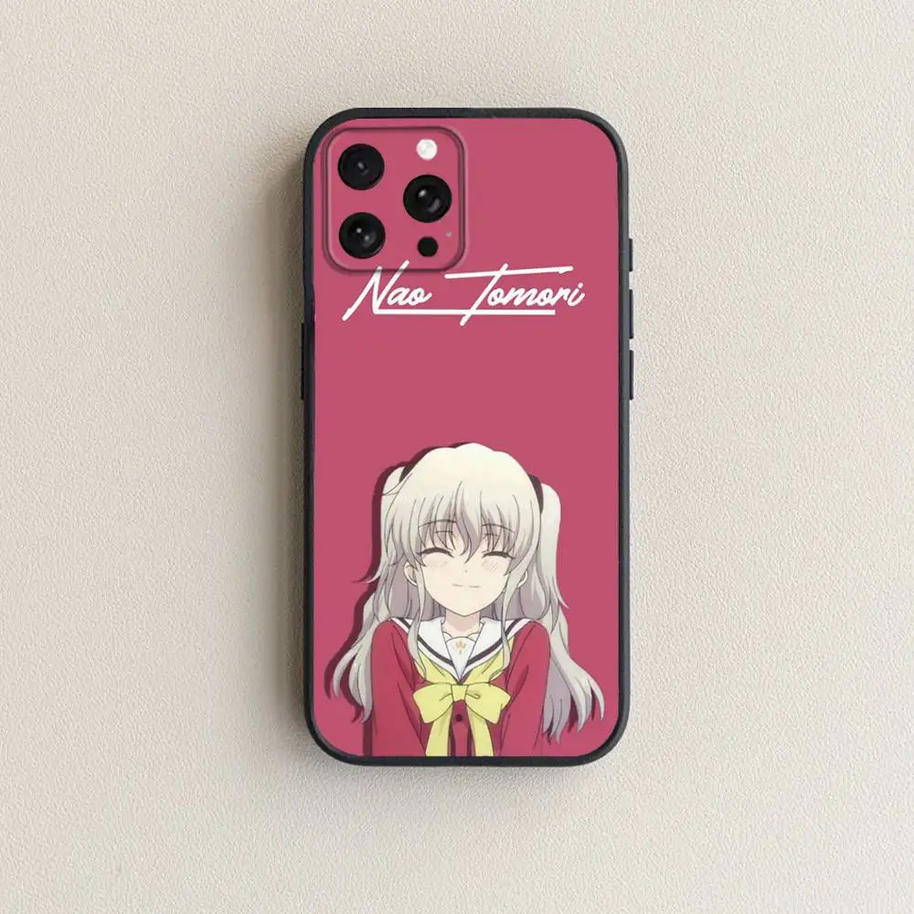 C-Charlotte Phone Case For iPhone 17,16,15,14,13,12,11 Plus,Pro Max,XS,X,XR,SE,Mini,8,7,Soft Silicone Black Cover #5