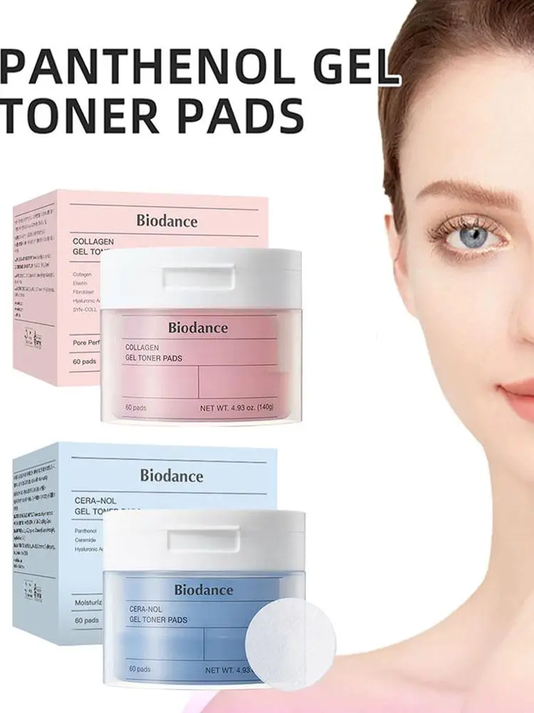 Biodance collagène estompe les ridules tampon éclaircissant le teint améliore le tonique du visage raffermissant pores hydratant Toner visage soins de la peau