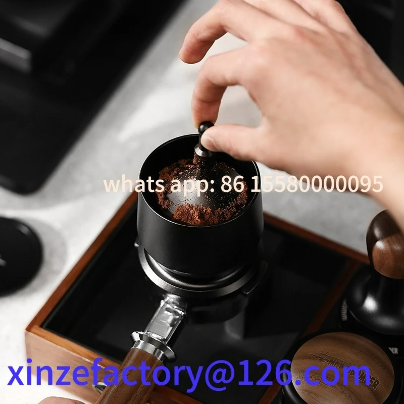

Customizable Espresso Dosing Cup with Stirrer Aluminum Alloy Coffee