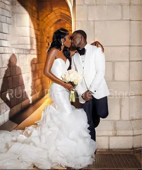 10 best sales abito da sposa in organza - №1