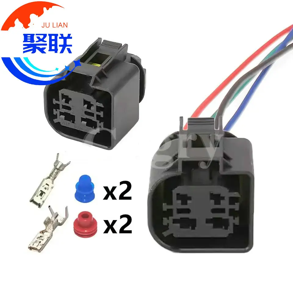 

1Set Auto 4pin plug 10098866 10098862 waterproof wiring electrical cable connector with terminals and seals Or Wire 20cm