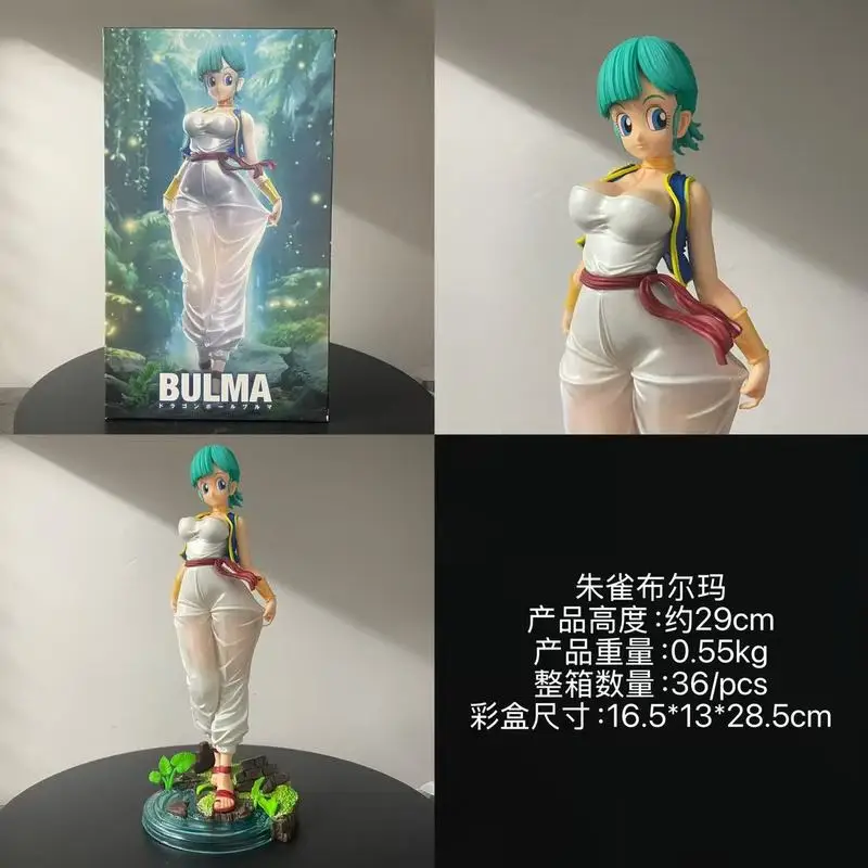 【Nieuw】11.02in/28cm Anime Dragon Ball Z Figuur Bulma Anime Figuren Pvc Actiefiguren Collection Model Speelgoed voor Kerstcadeaus