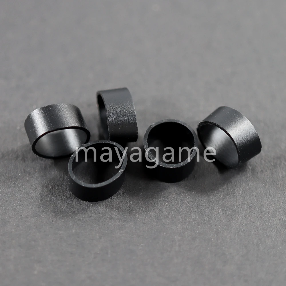 2 قطعة من واقيات حلقة حماية عصا التحكم المرنة من السيليكون لجهاز PS5 تقلل الضوضاء ملحقًا غير مرئيًا