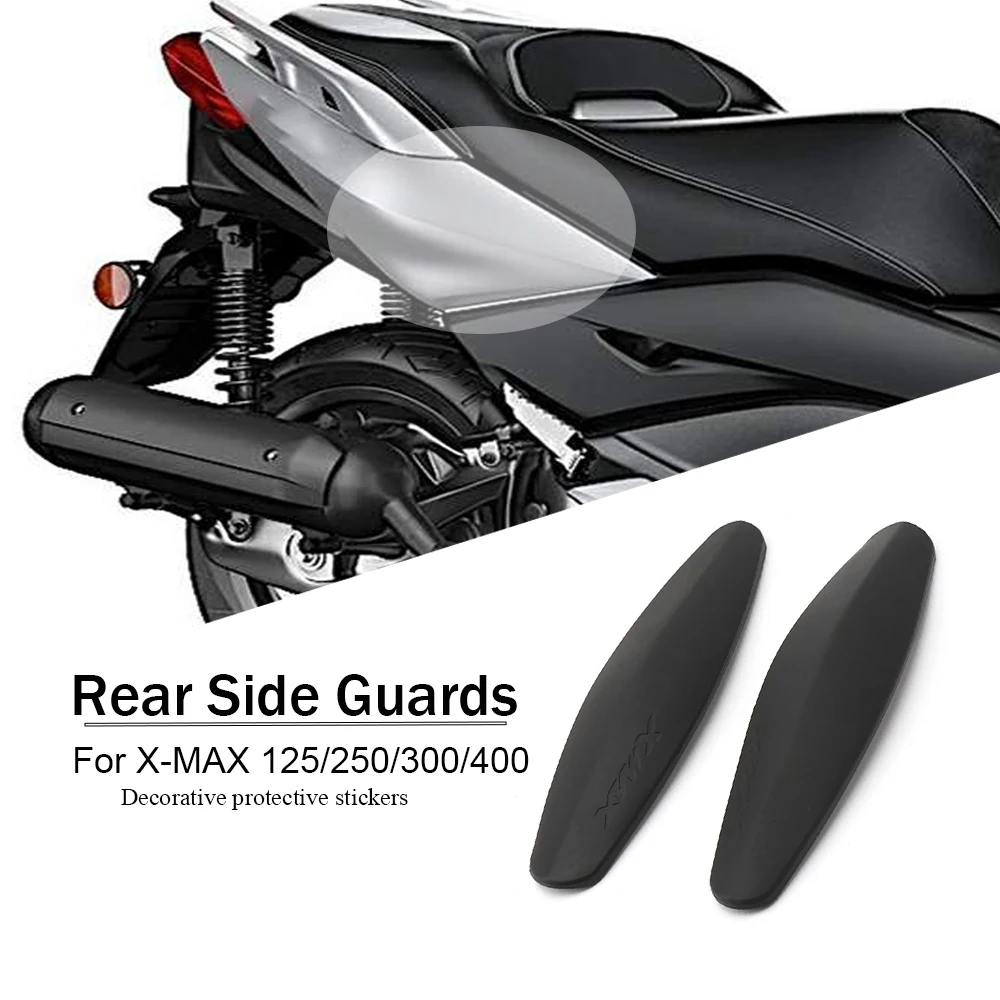 New For Yamaha XMAX 125 X-MAX 125 X-MAX 250 X-MAX 300 X-MAX 400 Anti Scratch Sticker Black Side Protective Strips Moldings