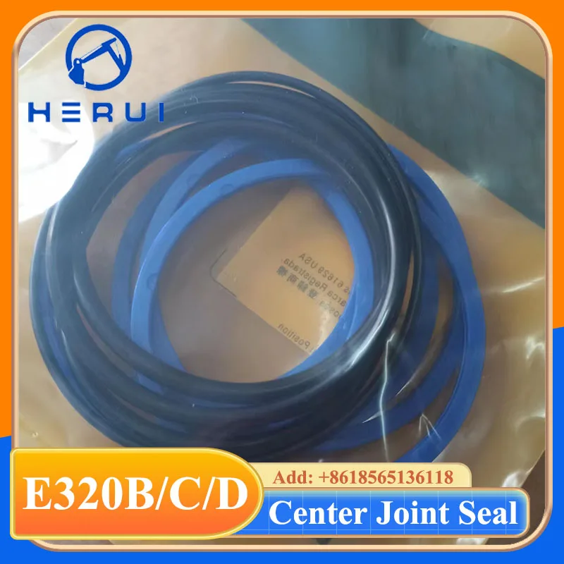 High Quality E320B E320C E320D Center Joint Seal Kit For 320B/C/D Excavator Swivel Joint Seal Kit