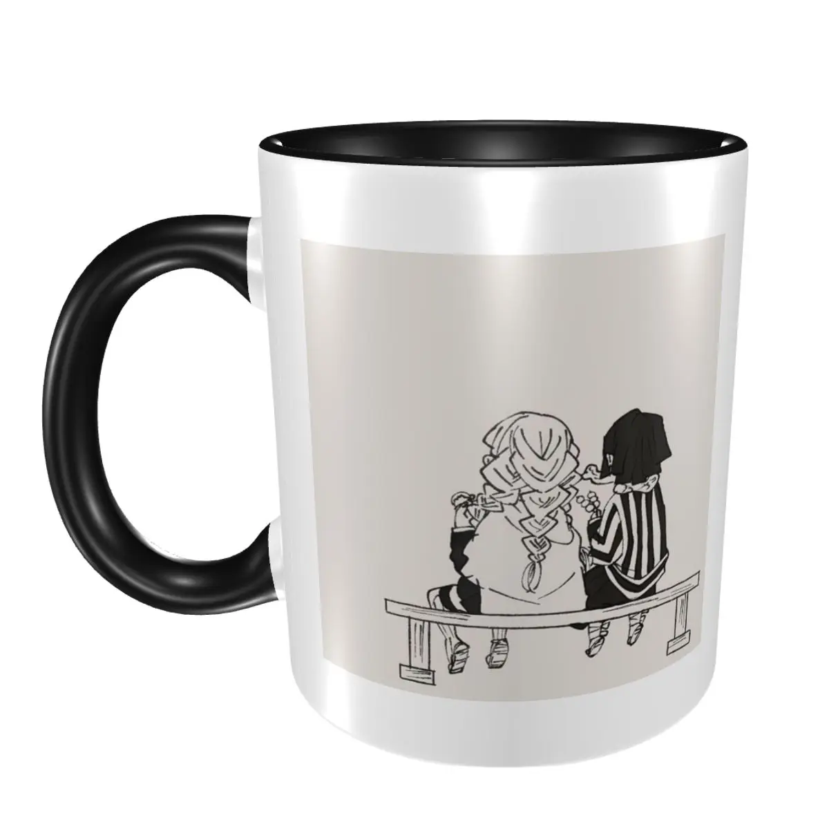 

Кружка Mitsuri Kanroji And Iguro Obanai, забавные керамические кофейные чашки, чайные кружки, чашка для молока, посуда для напитков, подарки для друзей