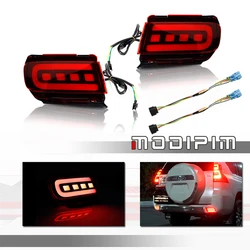 Car Rear Bumper Reflector Tail/Brake Lights Dynamic Turn Signal For Toyota Land Cruiser Prado 150 LC150 FJ150 GRJ150 2010-2019