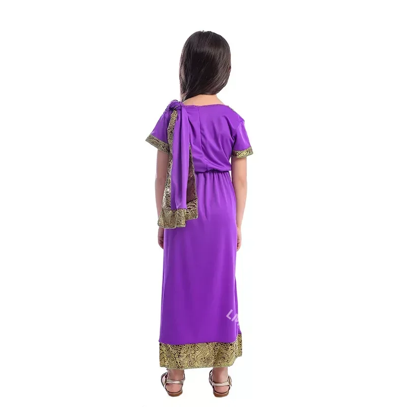 Indian Saree Party India Sari Bollywood Dress Girls Traditional Indian Kids Clothes for Children Cosplay Costumes