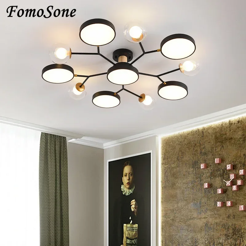 

New Pendant Lights Home Decoration for Living Room Bedroom Ceiling Chandelier Kitchen Dining Room Restaurant Indoor Hanging Lamp