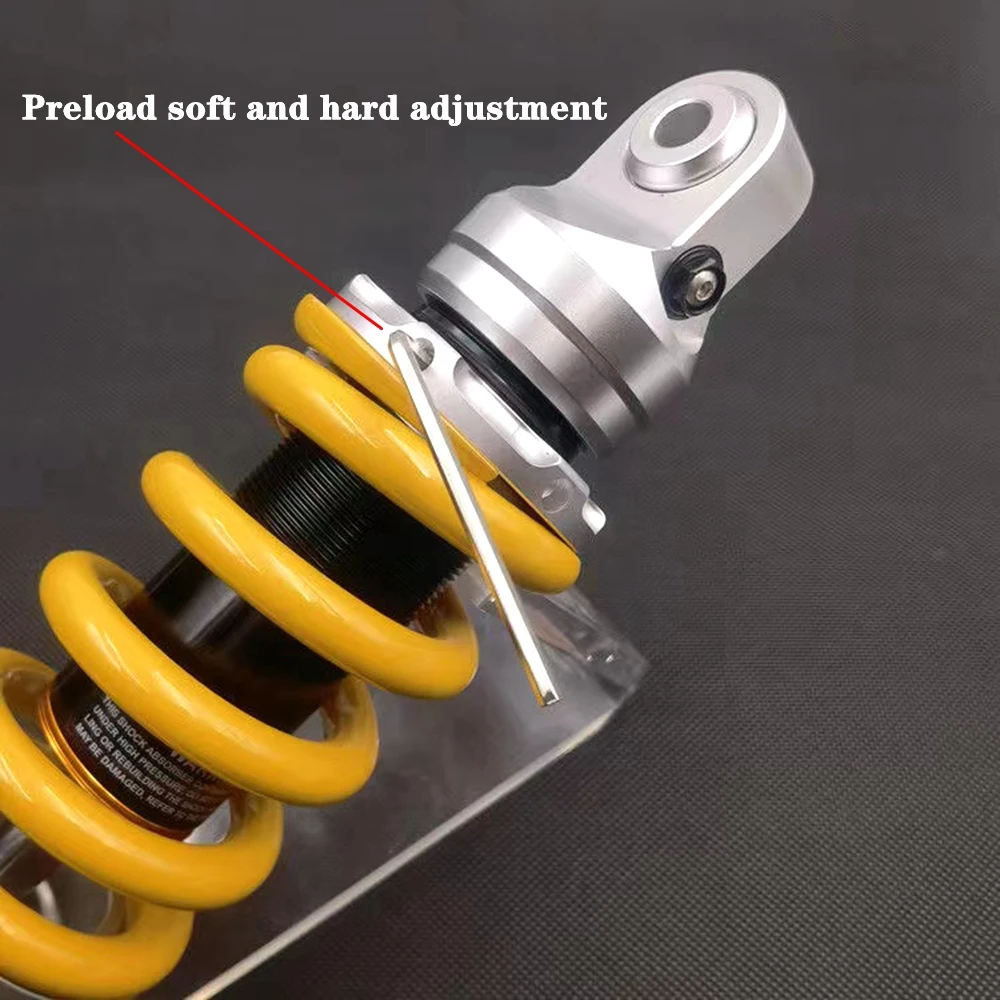 Universal 260/280/300/320MM Motorcycle Middle Rear Shock Absorber  Preload Damping Adjust For Honda Suzuki GSX250/250R Z125Pro