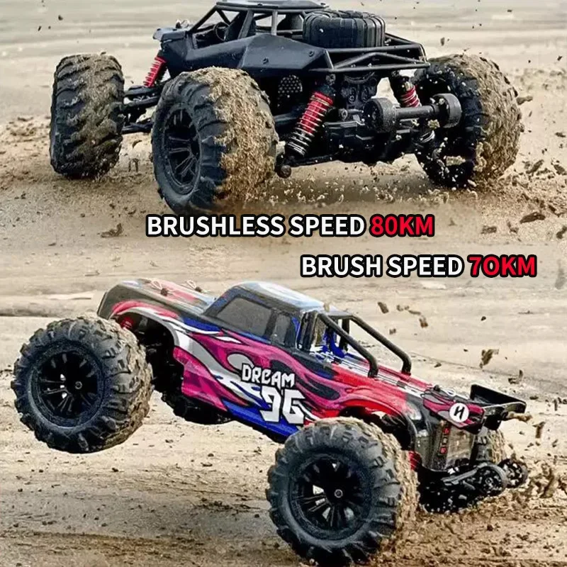 80km/h high-speed 4WD rc drift car,brushless off-road rc cars for adults,remote control car toy,professional rc truck,funny gift