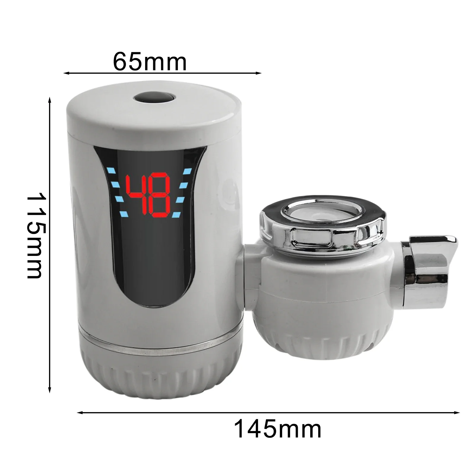 Real time Temperature Display Electric Faucet for Hot and Cold Kitchen Stay in Control Enjoy Comfortable Water Temp