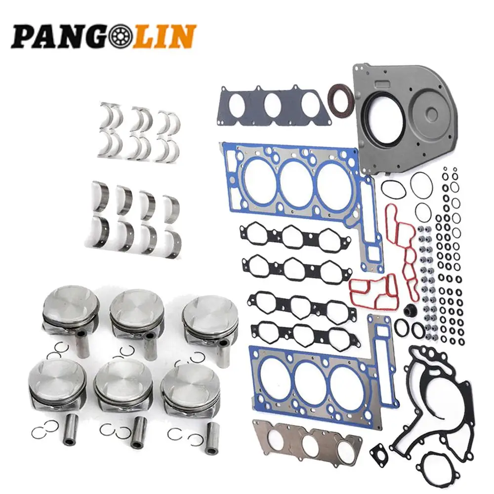 

Комплект для капитального ремонта двигателя M272 3,5 л, подходит для Mercedes-Benz CLS350 C350 E350 GL450 3,5 л V6 M272 W203 W204 W211 W212 W166 W221