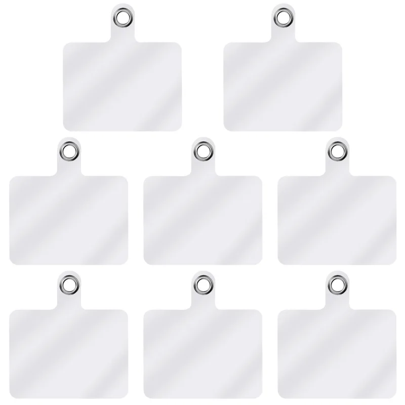 

10pcs Universal Phone Tether Tab Plastic Cellphone Lanyard Patch Pad Tag for Phone Strap Crossbody Lanyard Gasket Accessories