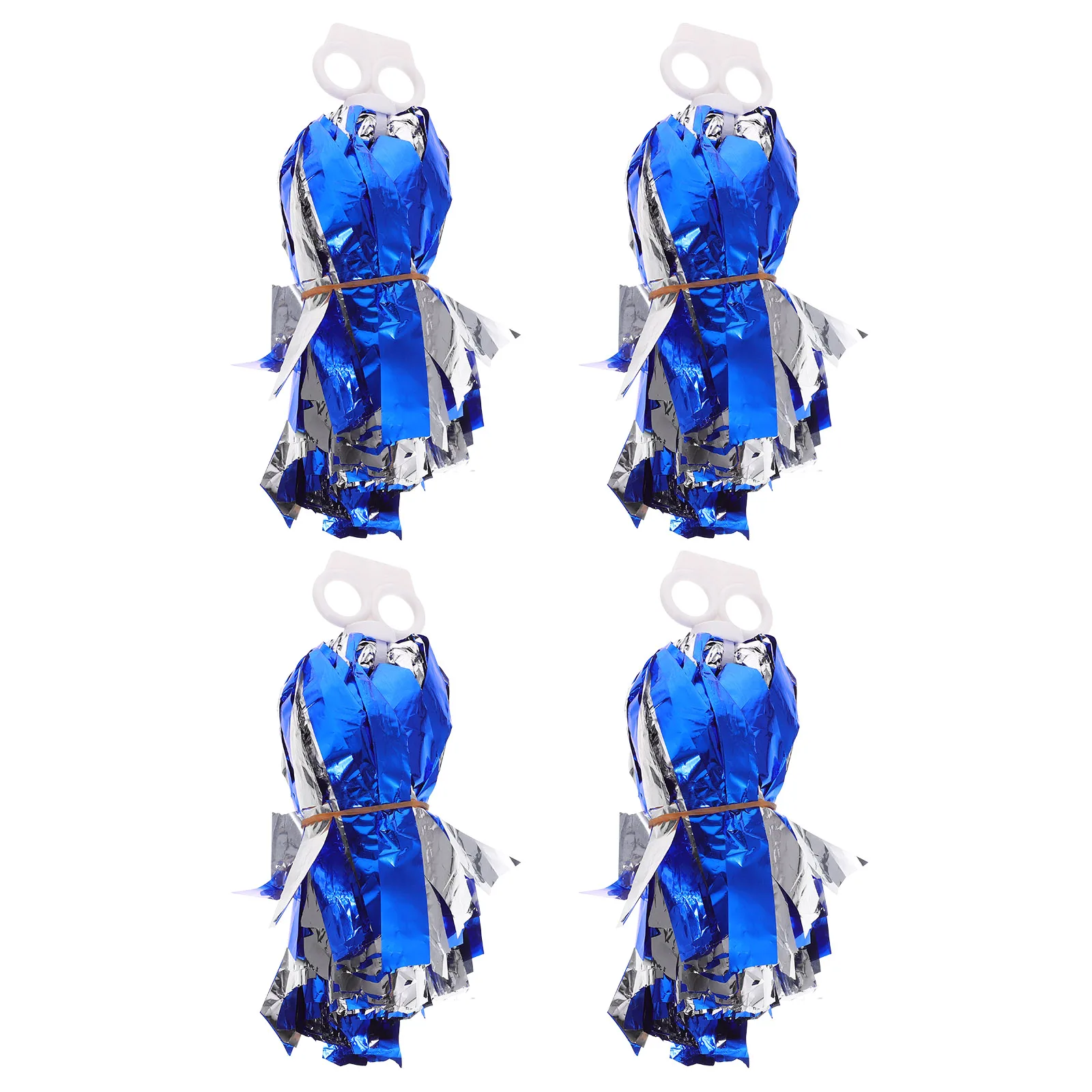 

4 Pcs Cheerleader Hand-cranked Ball Pompoms Cheerleading Equipment Cheering Accessories Pompons Prop