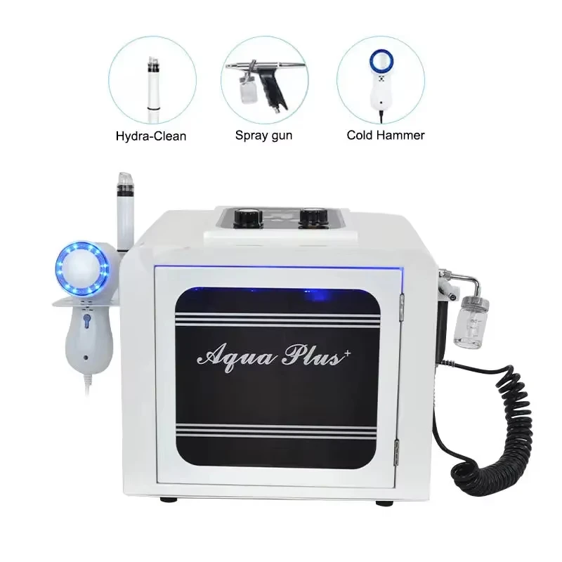 Dermmartin-hidrofacial 2 en 1, pulverizador de oxígeno, agua, limpieza Facial profunda 98QWW