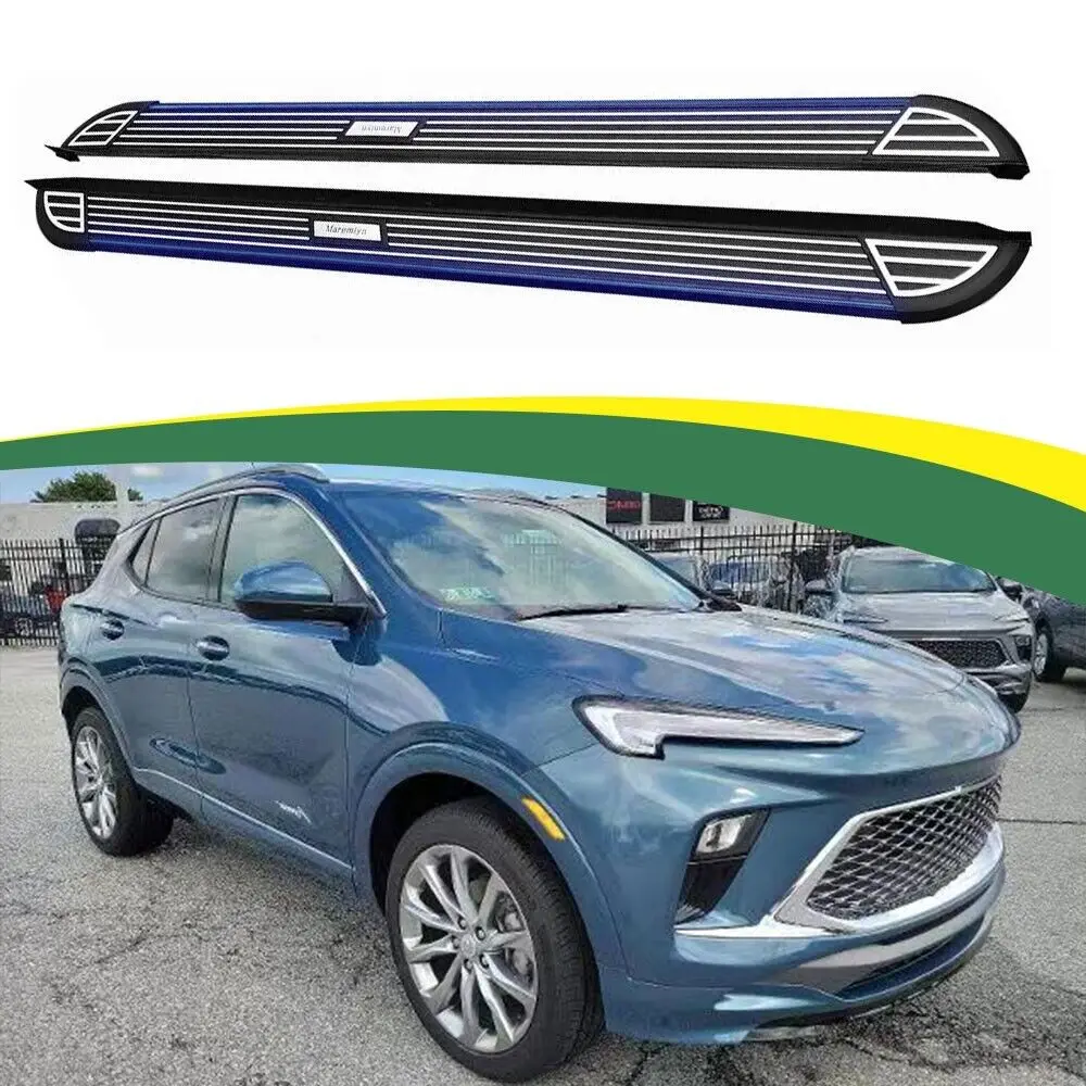 2PCS Fits for Buick Encore GX 2024+ Door Side Step Running Board Nerf Bar Pedal