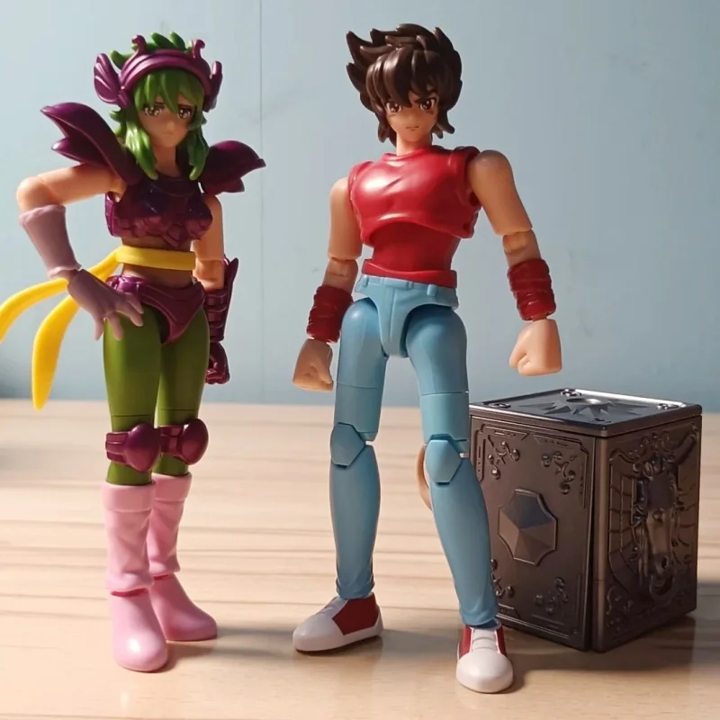 شخصية جديدة من Blokees Saint Seiya Shiryu Hyoga Ophiuchus Shaina Aquarius Camus Galaxy Ver Vol.2    لعبة هدية نموذجية #3