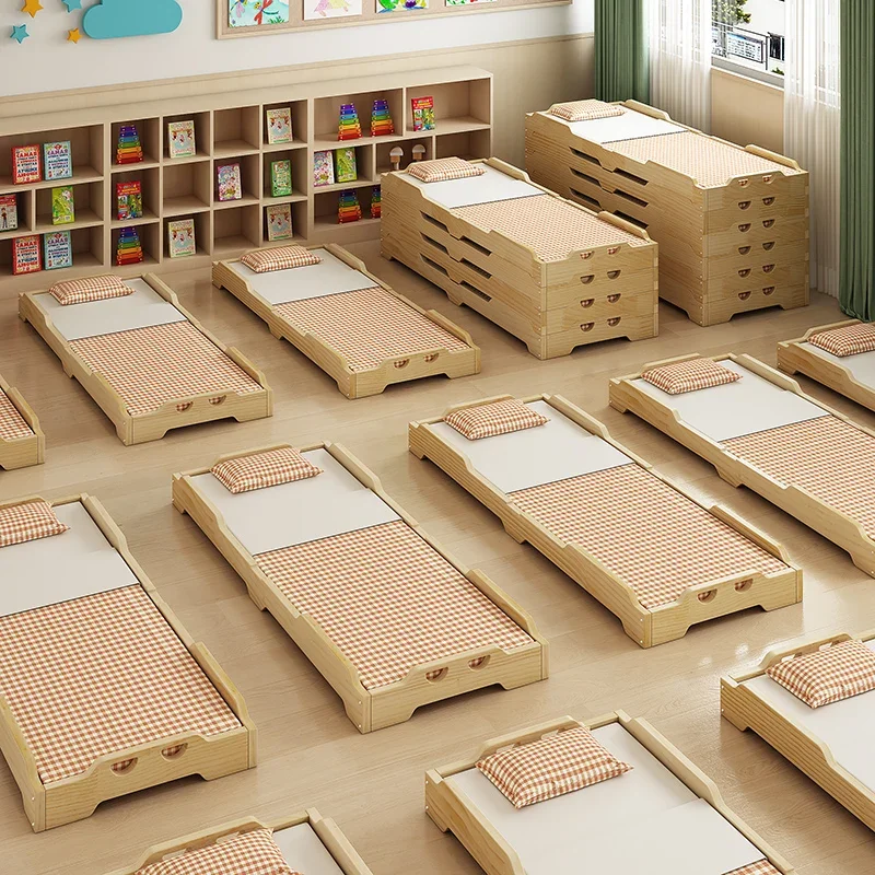 

Кровать для детского сада, кровать для сна для начальной школы для занятий стравством, двухъярусная кровать из цельного дерева для классы обеда, детское время сна